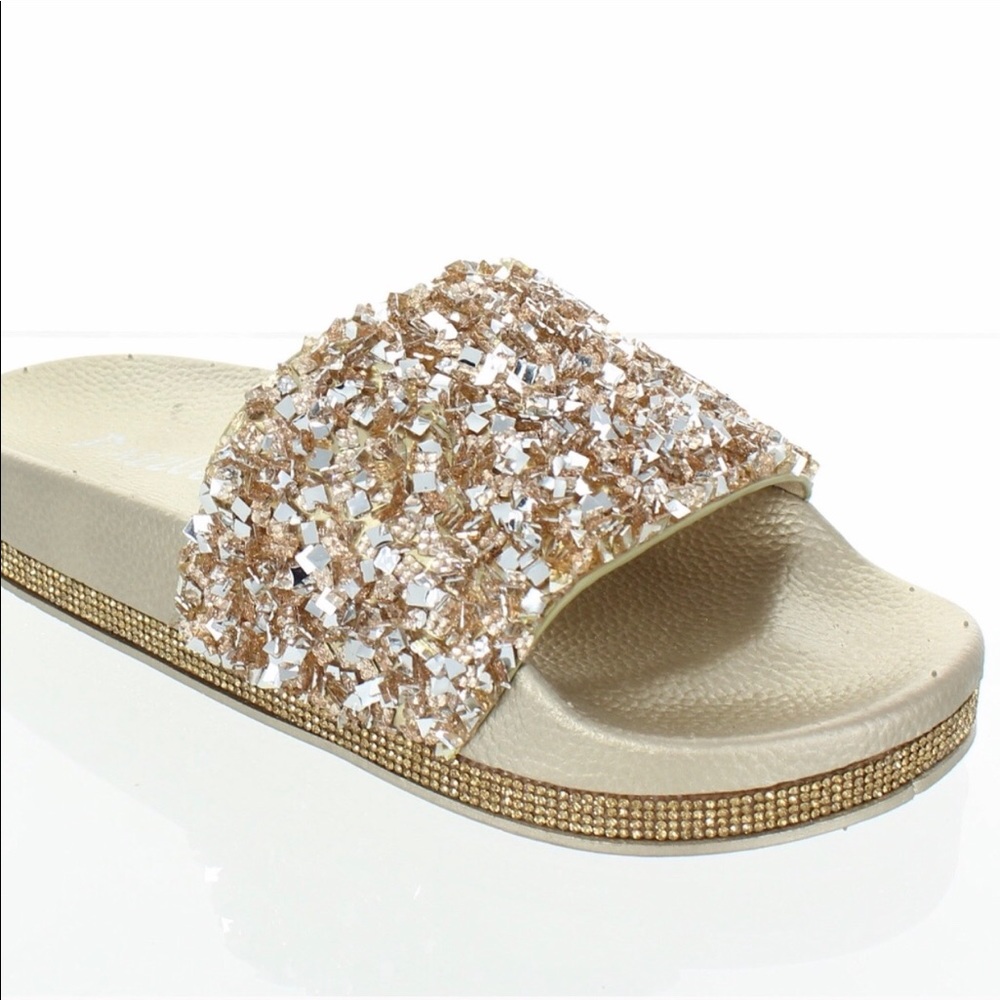 Gold rock candy slides